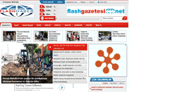 Desktop Screenshot of flashgazetesi.net
